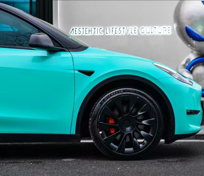 Glossy Tiffany Car Vinyl Wrap