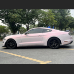 Ravoony Plus PET Flower Pink Car Wrap Mustang Wrap