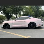 Ravoony Plus PET Flower Pink Car Wrap Mustang Wrap