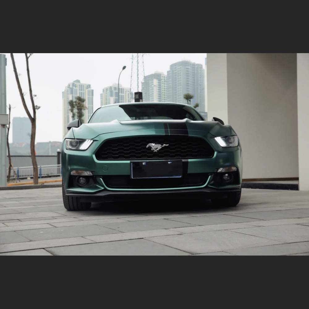 Ravoony Plus Pure Metal Emerald Green Car Wrap Mustang Wrap