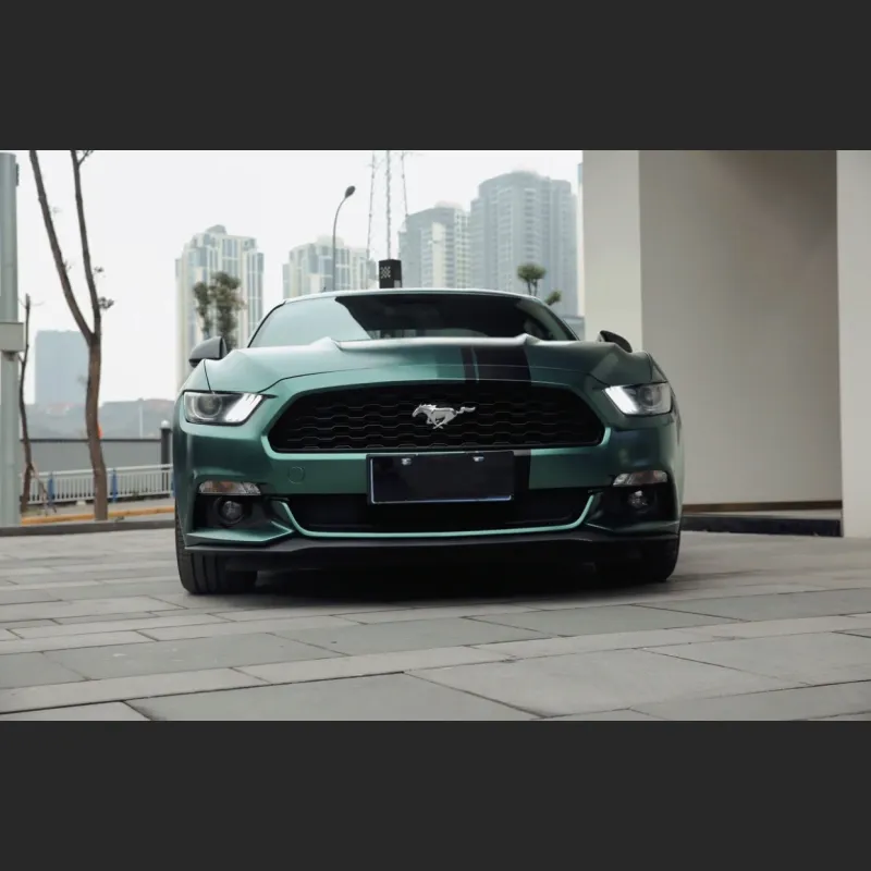 Ravoony Plus Pure Metal Emerald Green Car Wrap Mustang Wrap