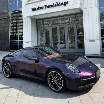Ravoony Gloss Midnight Purple Car Vinyl Wrap