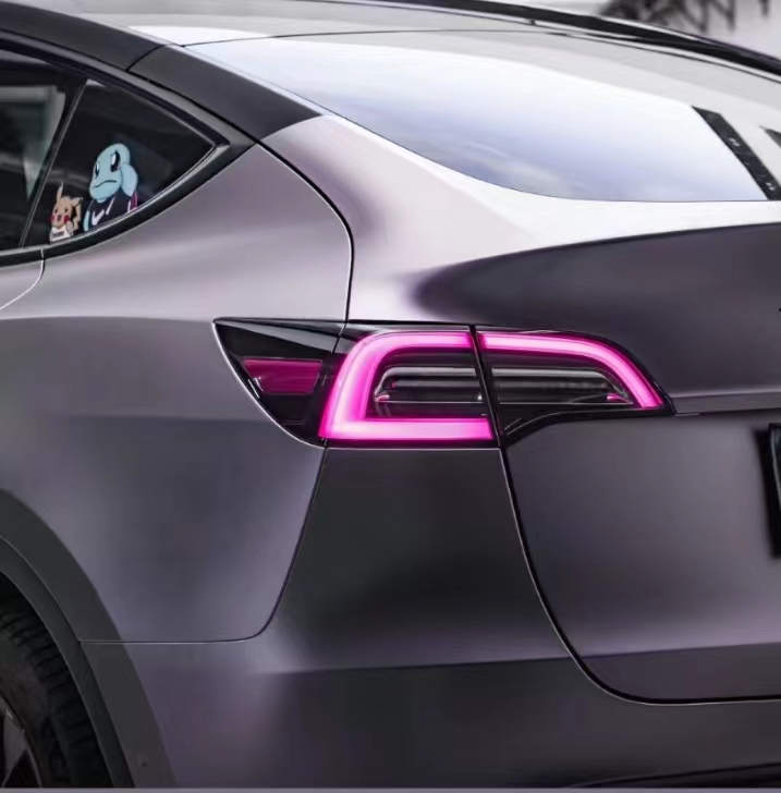 Ravoony Plus NIO Matte Capri Purple Grey Car Vinyl Wrap