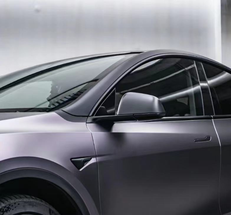 Ravoony Plus NIO Matte Capri Purple Grey Car Vinyl Wrap