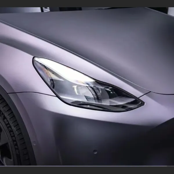 Ravoony NIO Gloss Capri Purple Grey Car Vinyl Wrap