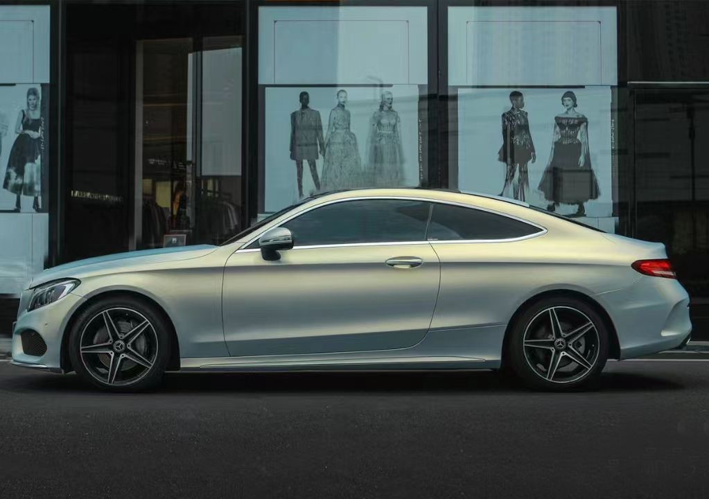 Ravoony Plus Platinum Gloss Metallic Dreamy Bamboo Blue Car Vinyl Wrap