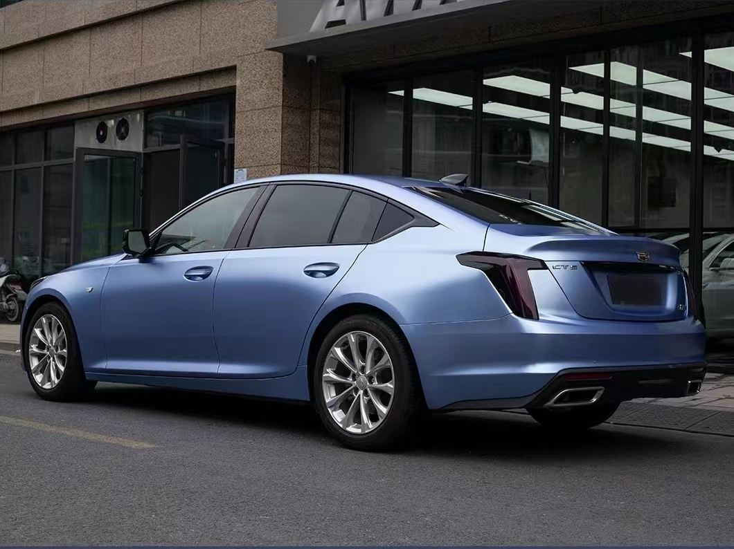 Ravoony Plus Pure Metal Mist Blue Car Vinyl Wrap