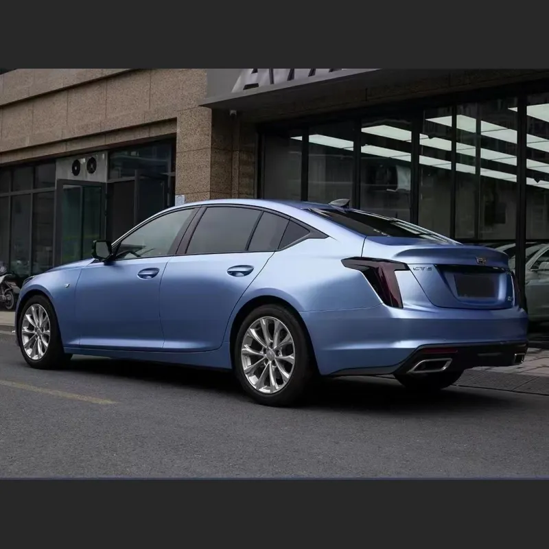 Ravoony Plus Pure Metal Mist Blue Car Vinyl Wrap