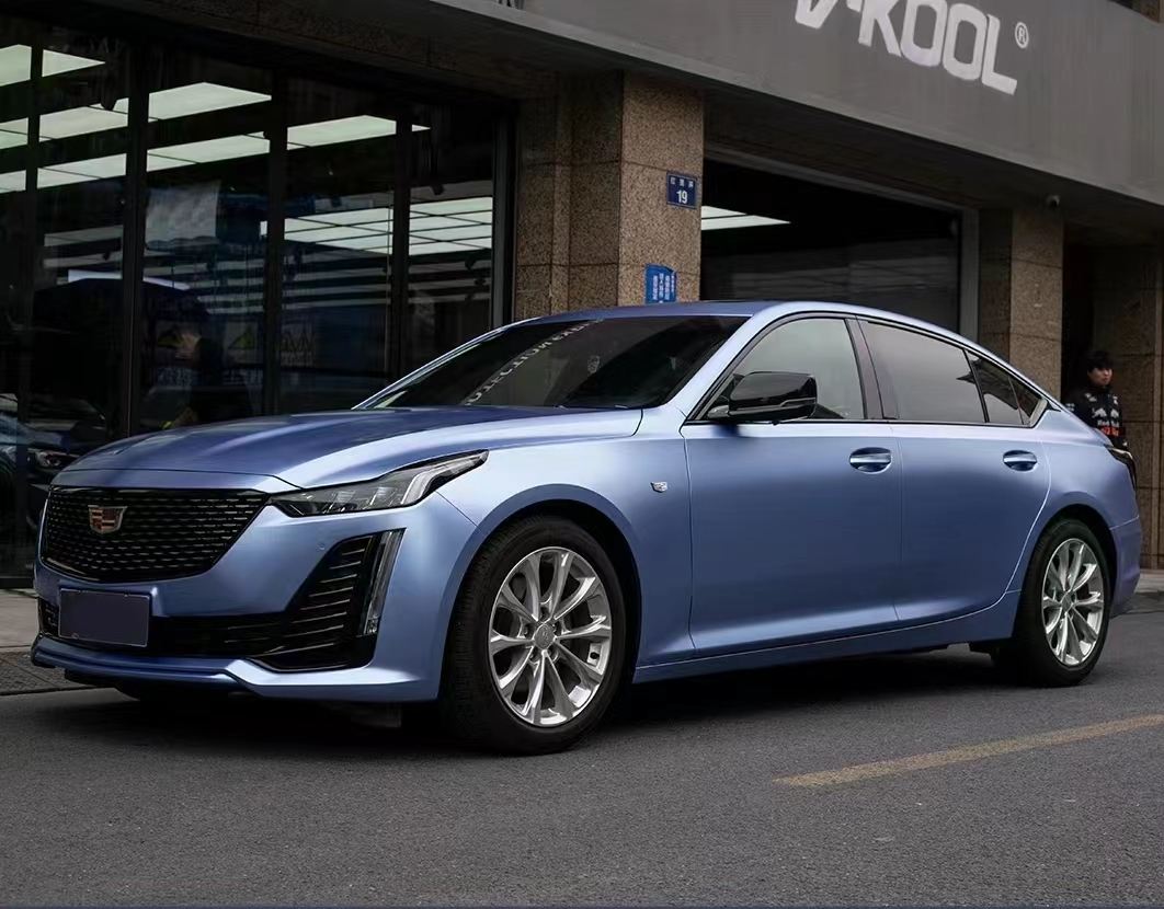 Ravoony Plus Pure Metal Mist Blue Car Vinyl Wrap