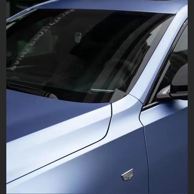 Ravoony Plus Pure Metal Mist Blue Car Vinyl Wrap