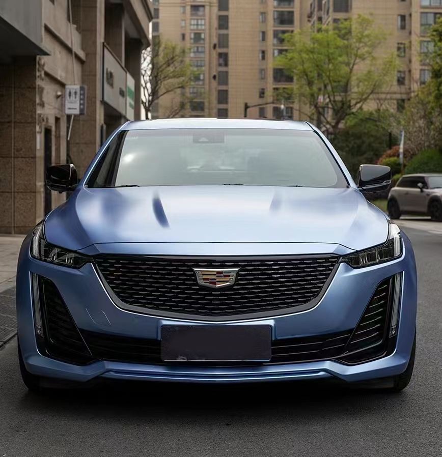 Ravoony Plus Pure Metal Mist Blue Car Vinyl Wrap