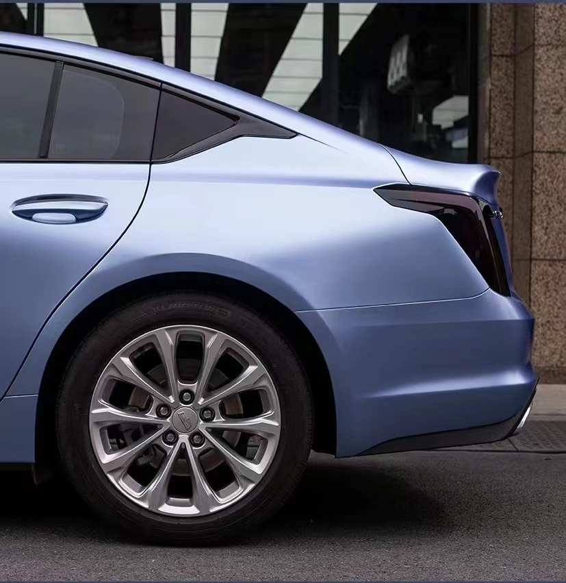 Ravoony Plus Pure Metal Mist Blue Car Vinyl Wrap