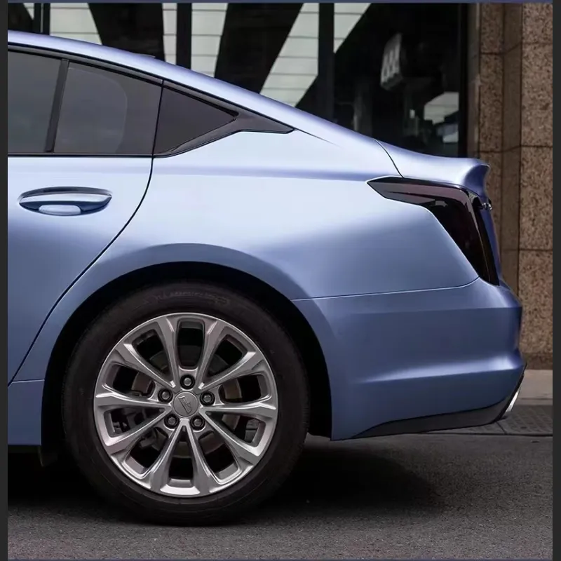 Ravoony Plus Pure Metal Mist Blue Car Vinyl Wrap