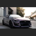 Ravoony Plus Twin Candy Grey Red Color Fliper Car Wrap Ford Mustang Wrap