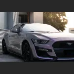 Ravoony Plus Twin Candy Grey Red Color Fliper Car Wrap Ford Mustang Wrap