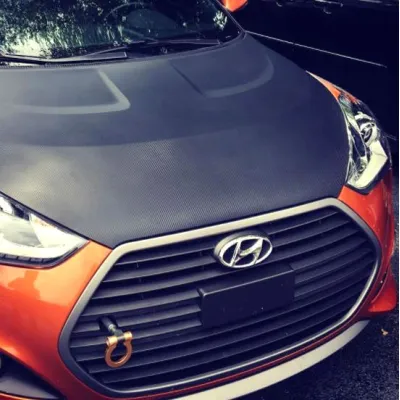 Ravoony 3D Matte Carbon Black Vinyl Wrap
