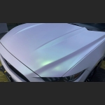 Ravoony Plus Aurora White Car Vinyl Wrap Ford Mustang Wrap