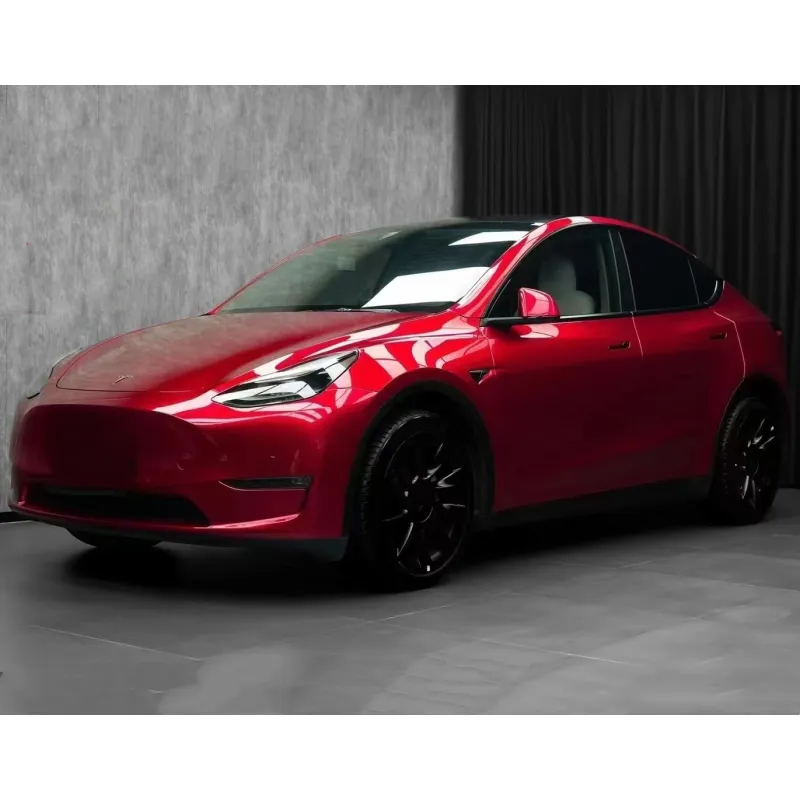 Gloss Liquid Ruby Red Vinyl Car Wrap