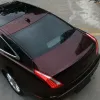 Ravoony Glossy Diamond Black Red Vinyl Car Wrap