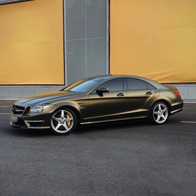 Ravoony Plus Pure Metal Gold Brown Car Wrap 02