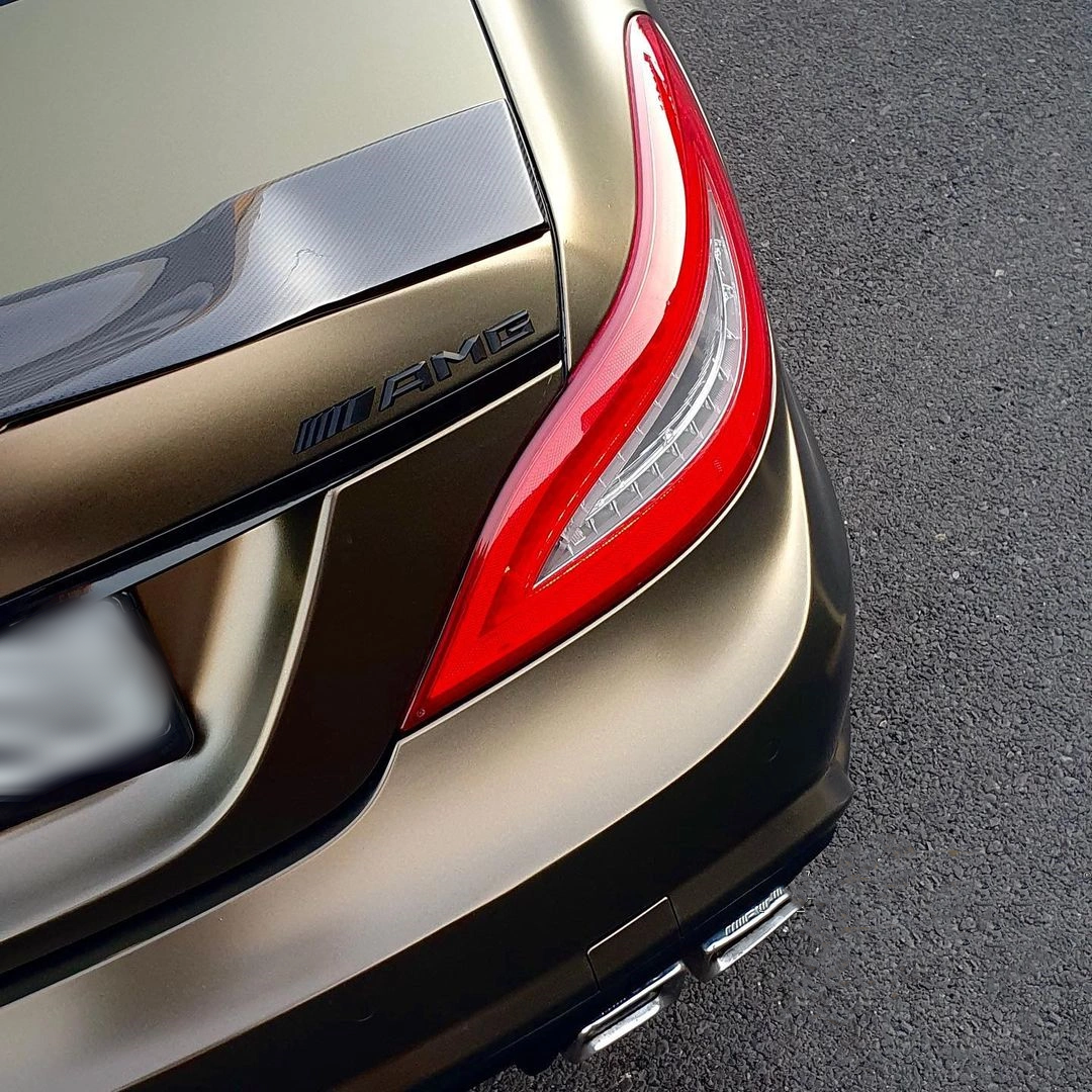 Ravoony Plus Pure Metal Gold Brown Car Wrap