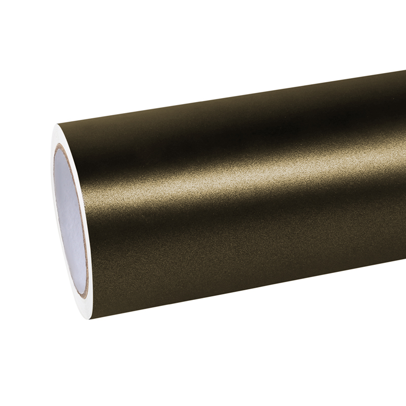 Ravoony Plus Pure Metal Gold Brown Car Wrap