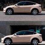 Ravoony Plus Ultimate Flat Shine Latte Car Wrap