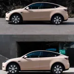 Ravoony Plus Ultimate Flat Shine Latte Car Wrap