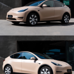 Ravoony Plus Ultimate Flat Shine Latte Car Wrap