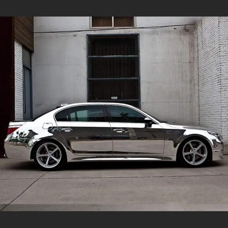 Ravoony Plus Gloss Silver Chrome Wrap