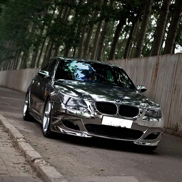 Ravoony Plus Gloss Silver Chrome Wrap