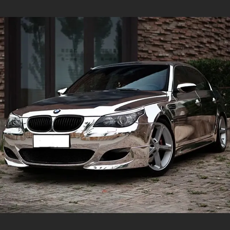 Ravoony Plus Gloss Silver Chrome Wrap