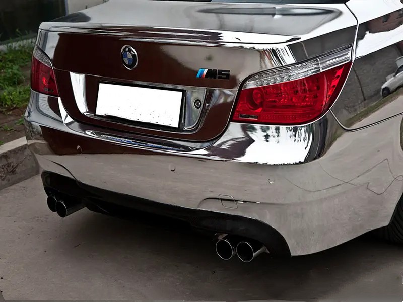 Ravoony Plus Gloss Silver Chrome Wrap