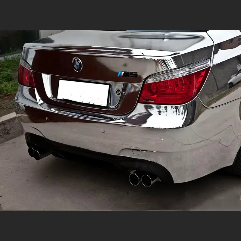 Ravoony Plus Gloss Silver Chrome Wrap