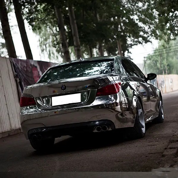 Ravoony Plus Gloss Silver Chrome Wrap