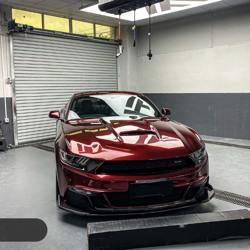  Ravoony Plus Liquid Metallic Dragon Blood Red Vinyl Car Wrap Mustang Wrap