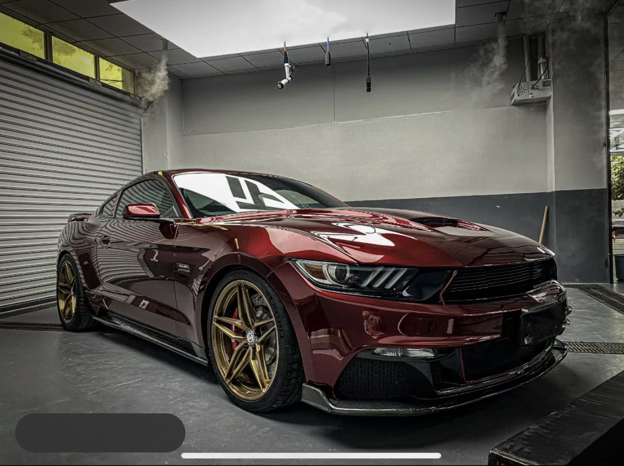 Mustang Wrap Best Ravoony Liquid Metallic Dragon Blood Red Car Vinyl 