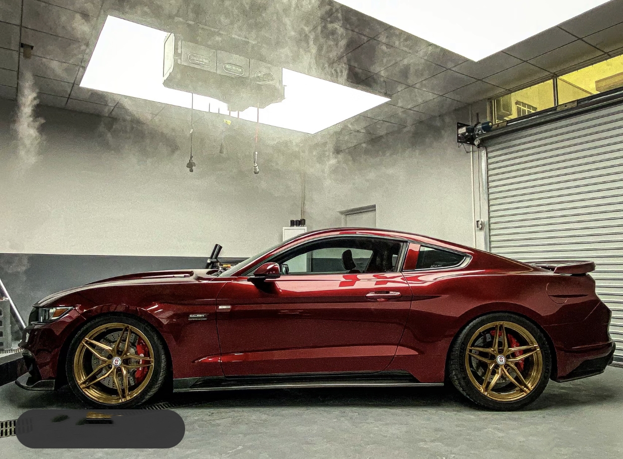 Mustang Wrap,Best Ravoony Liquid Metallic Dragon Blood Red Car Vinyl