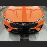Ravoony Plus Gloss Crystal Mclaren Orange Wrap Mustang Wrap