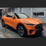 Ravoony Plus Gloss Crystal Mclaren Orange Wrap Mustang Wrap