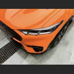 Ravoony Plus Gloss Crystal Mclaren Orange Wrap Mustang Wrap