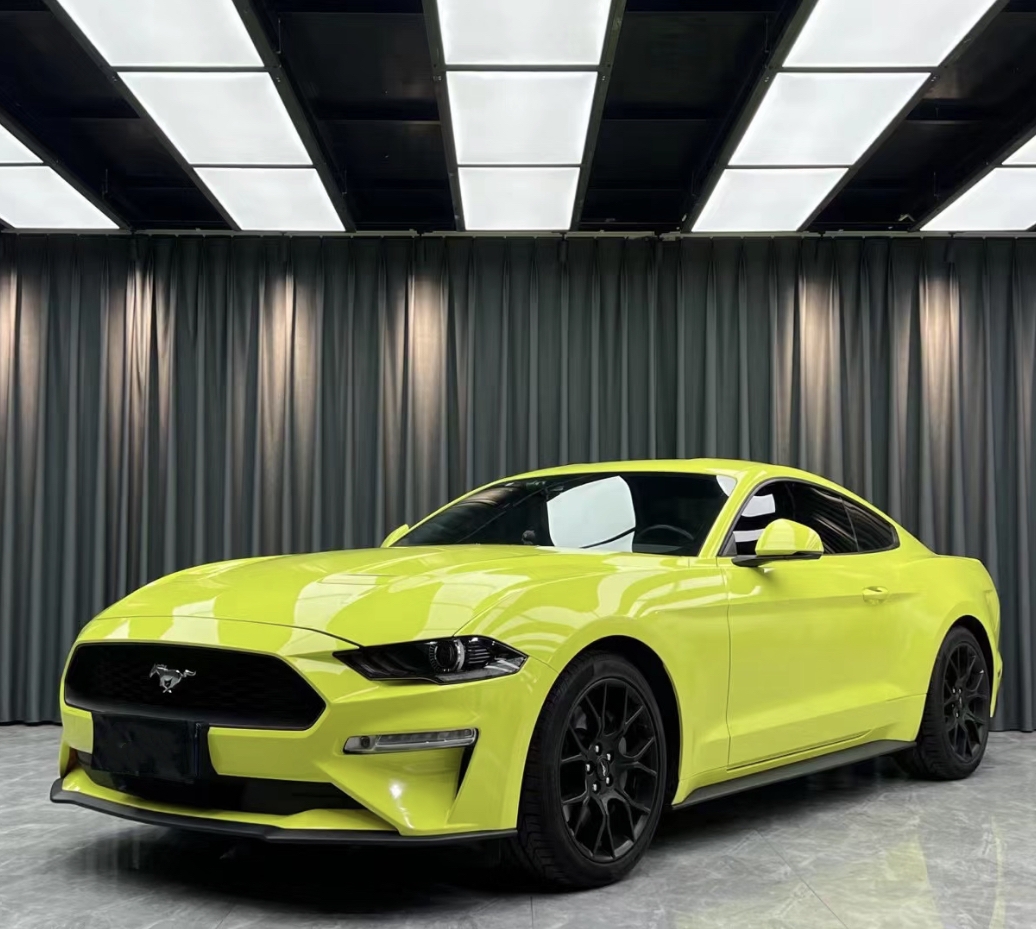 Ravoony Plus BMW Gloss Satin Neon Yellow Car Vinyl Wrap Mustang Wrap