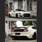 Ravoony Plus Ultimate Flat Khaki Milan Car Vinyl Wrap Ford Mustang Wrap