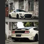 Ravoony Plus Ultimate Flat Khaki Milan Car Vinyl Wrap Ford Mustang Wrap