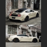 Ravoony Plus Ultimate Flat Khaki Milan Car Vinyl Wrap Ford Mustang Wrap