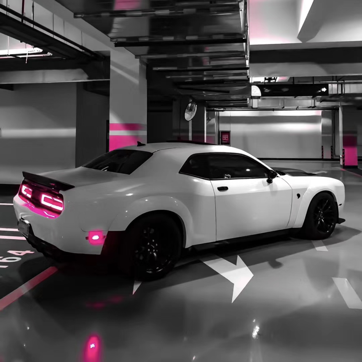  Ravoony Plus Gloss Crystal White Car Vinyl Wrap Dodge Charger Wrap