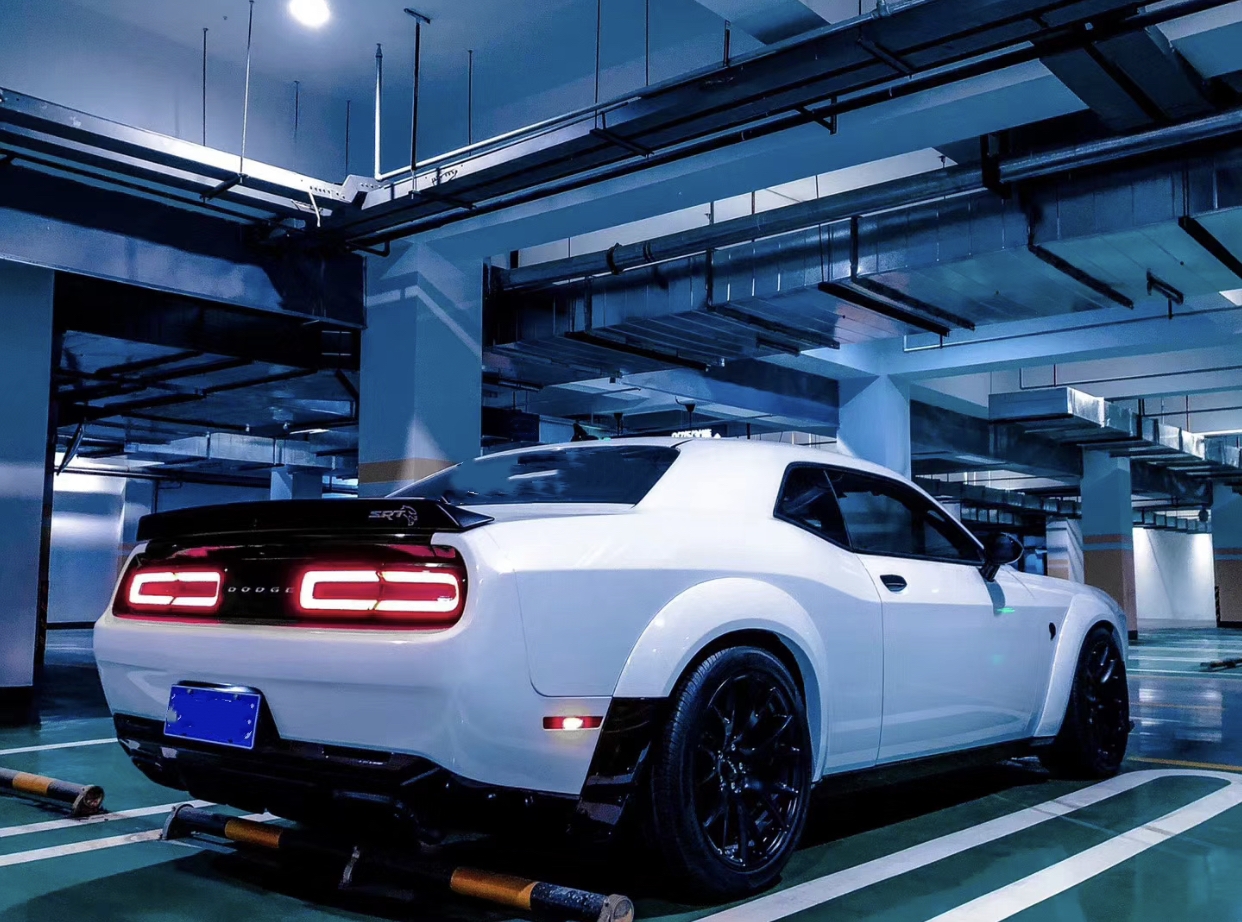  Ravoony Plus Gloss Crystal White Car Vinyl Wrap Dodge Charger Wrap