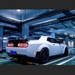  Ravoony Plus Gloss Crystal White Car Vinyl Wrap Dodge Charger Wrap