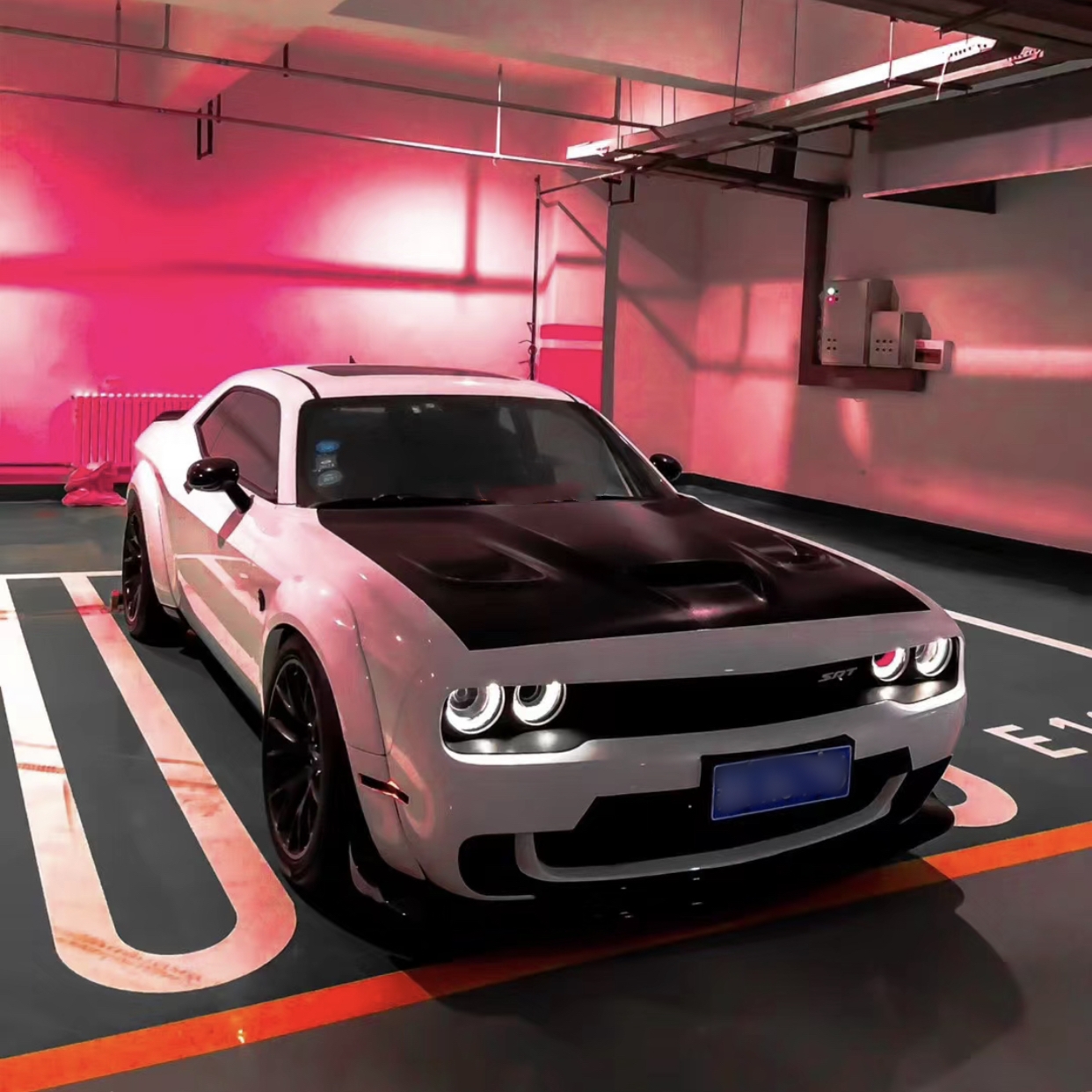  Ravoony Plus Gloss Crystal White Car Vinyl Wrap Dodge Charger Wrap