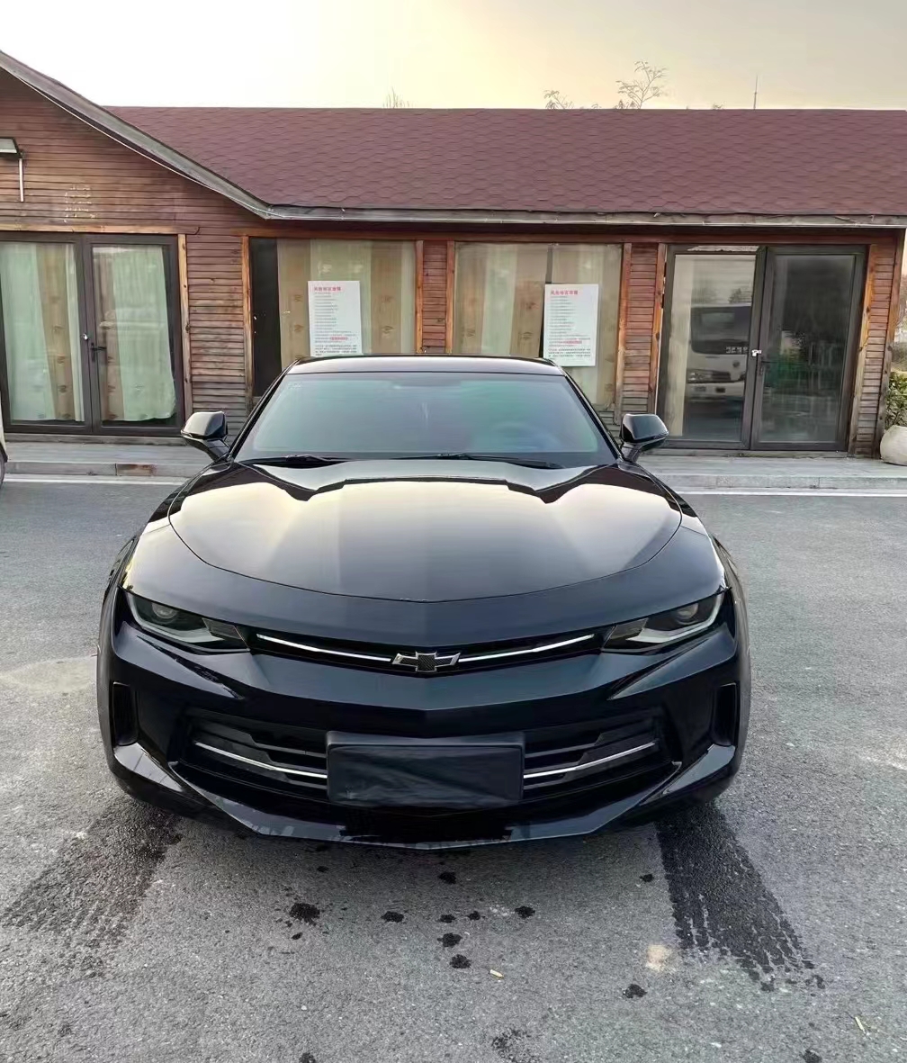 Ravoony Plus Gloss Black Car Wrap Chevrolet Camaro Wrap